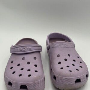 Crocs Classic Clog Womens 11 Lavender Purple Slip On Strap